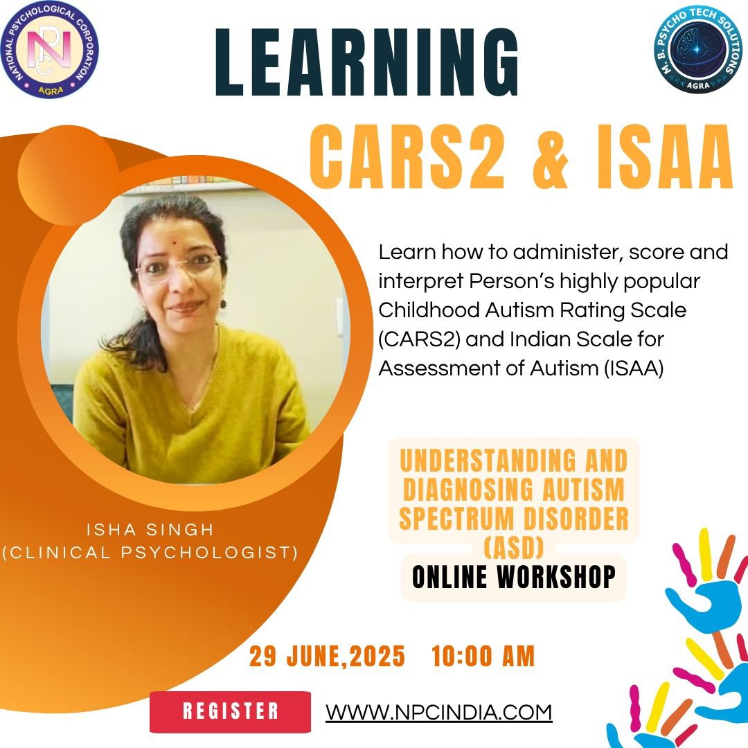 Workshop on CARS2 & ISAA Autism Assessment